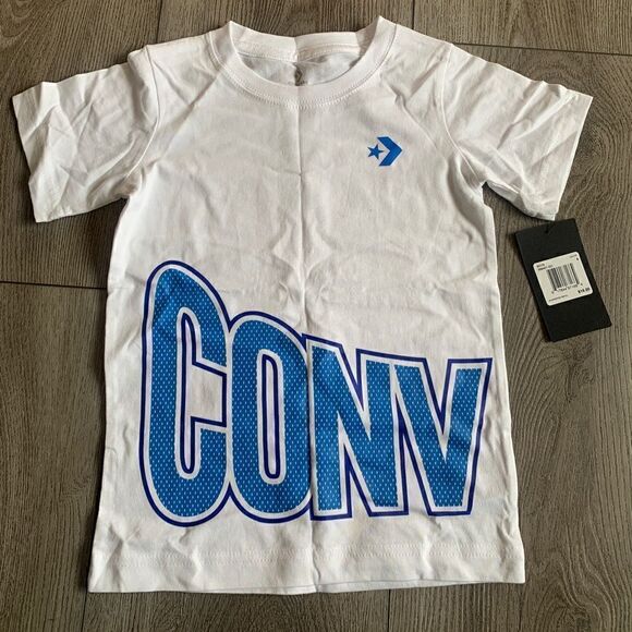 Converse boys size 6 graphic t shirt - Picture 1 of 3